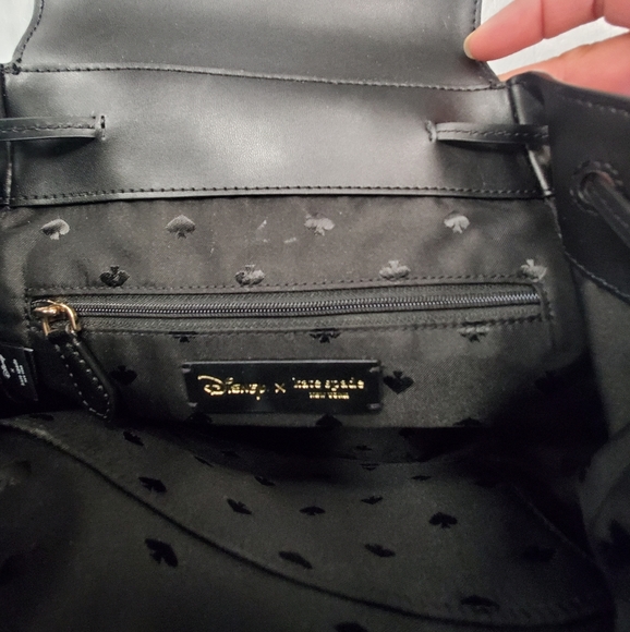 New Kate Spade Disney x Kate Spade New York Minnie Mouse Backpack/Leather/Black main image 10